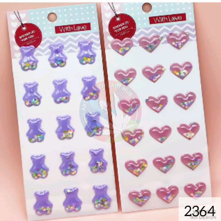 Puffy Sequins Stickers