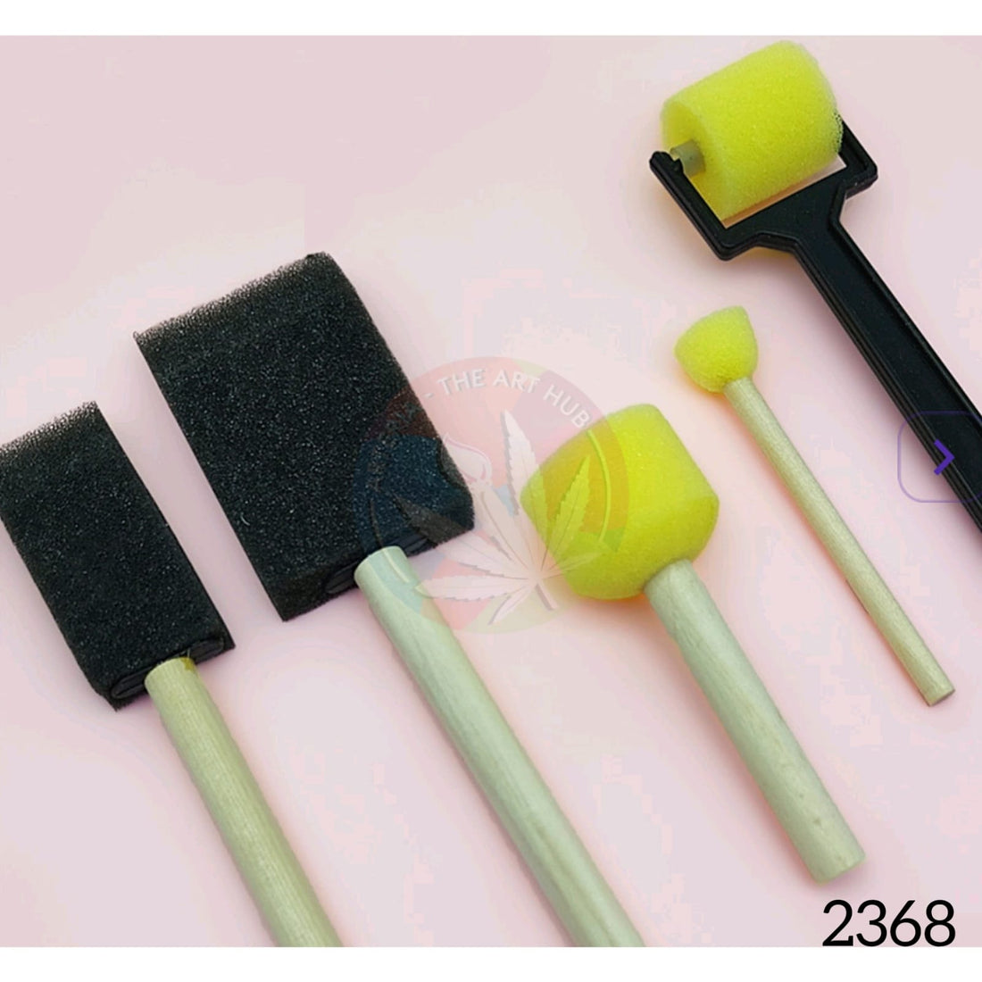 Mixed Sponge brush tools - 5pc set