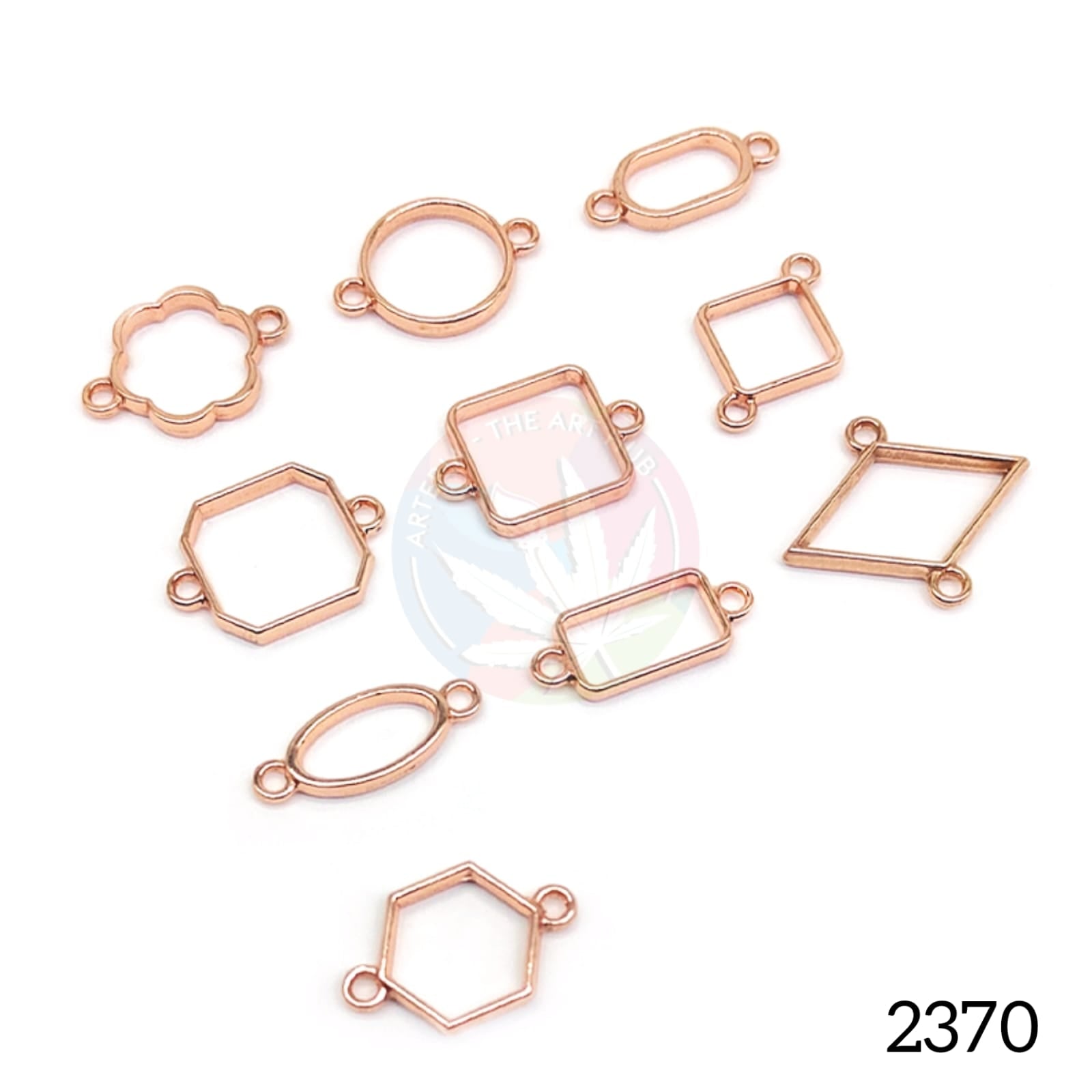 Small Bracelet Bezel - Rose Gold Pack of 10