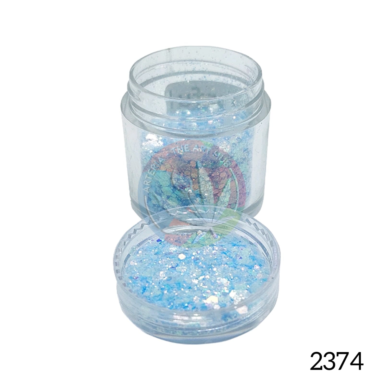 Holographic Hexa Glitters- Colourful Blue
