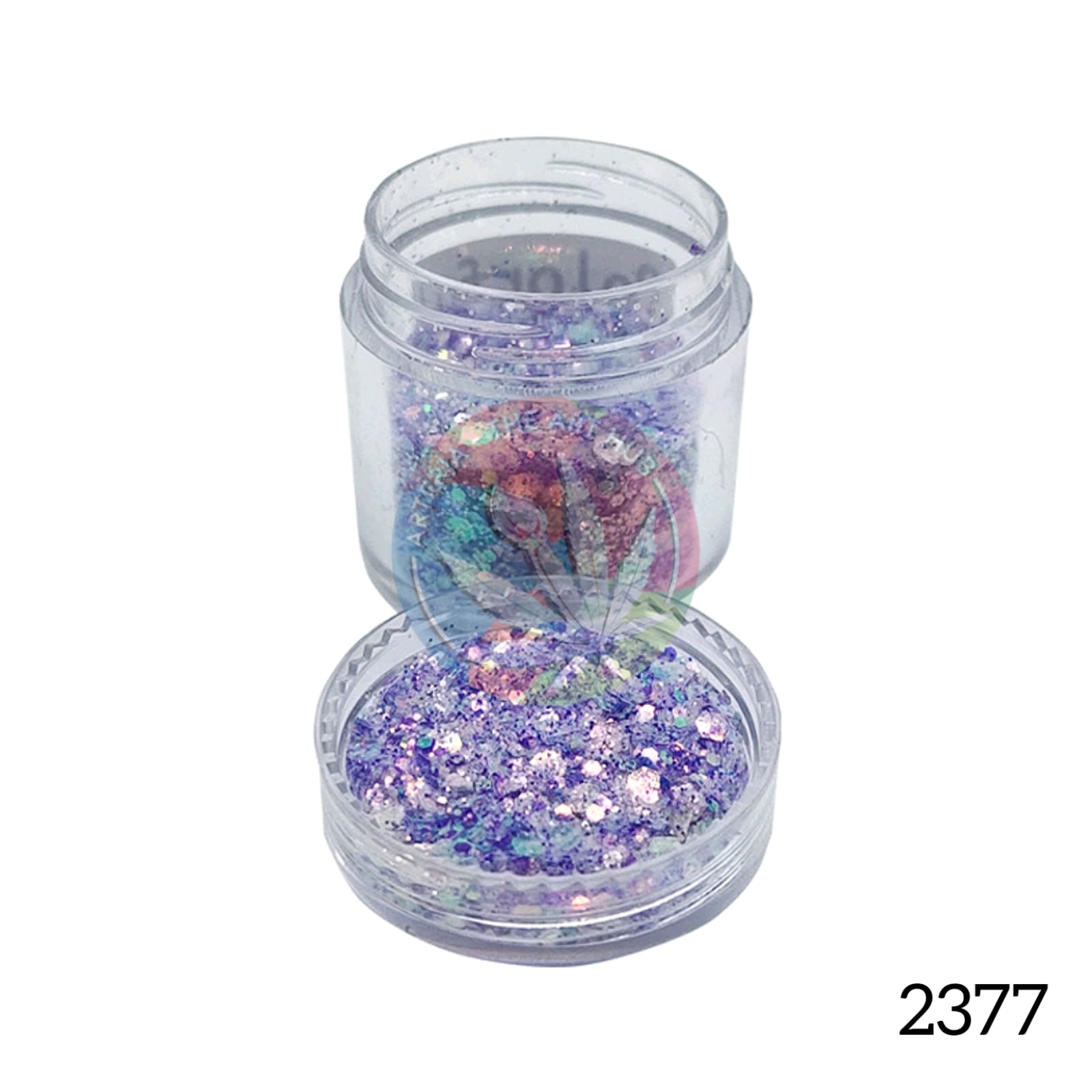 Holographic Hexa Glitters- Colourful Violet