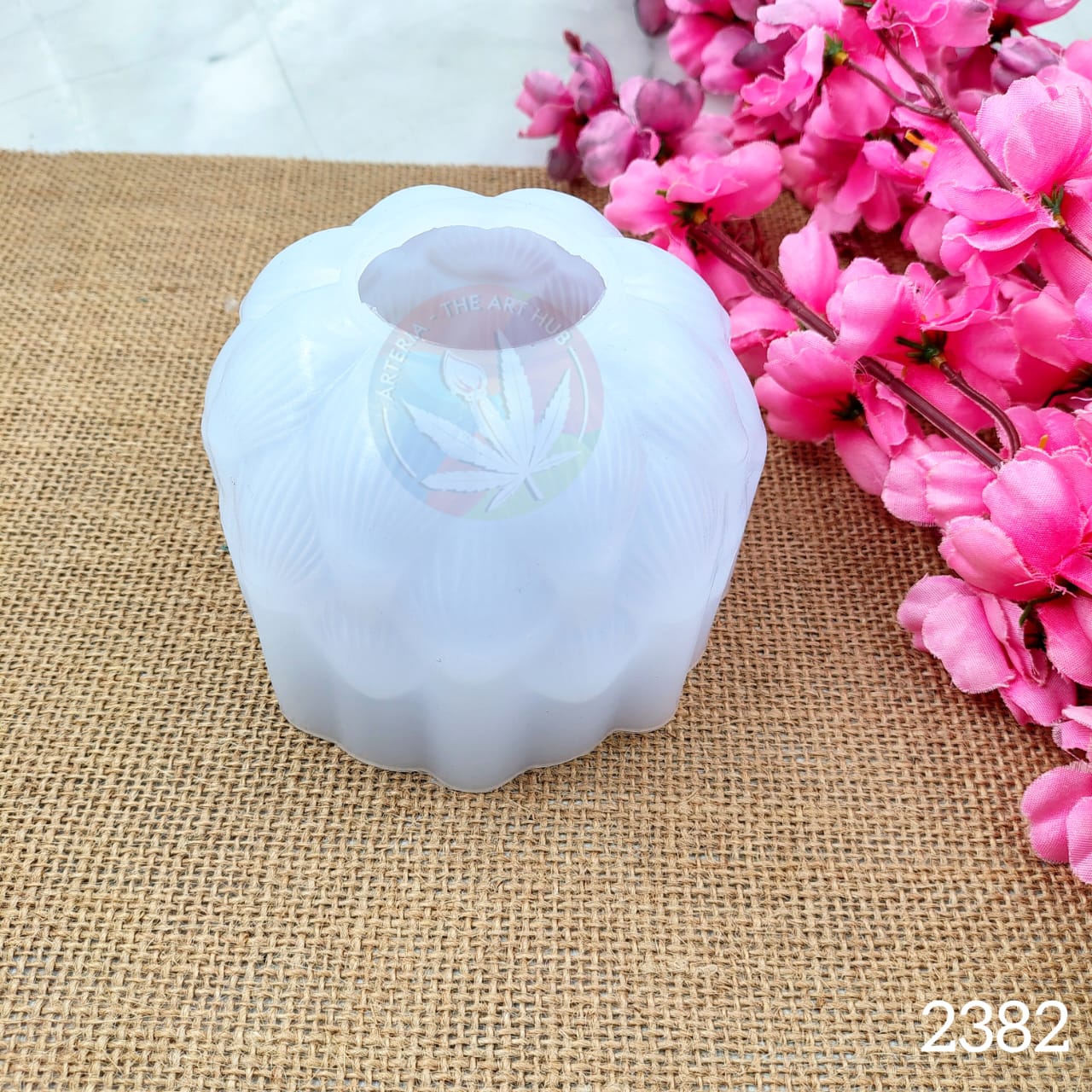 Beautiful Flower Tea Light Holder Mould