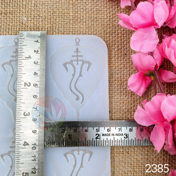 4 Cavity Ganpatiji / Ganeshji Keychain Mould