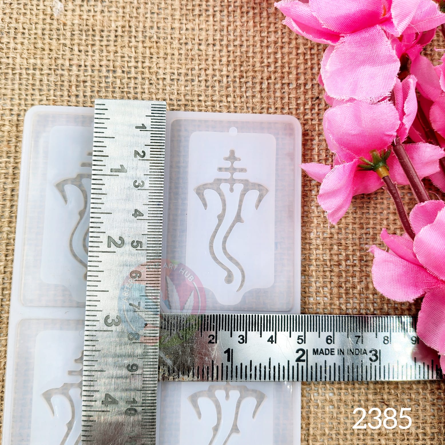 4 Cavity Ganpatiji / Ganeshji Keychain Mould