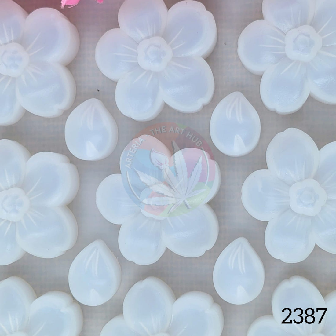 13 Cavity 3D Flower & Petals Mould