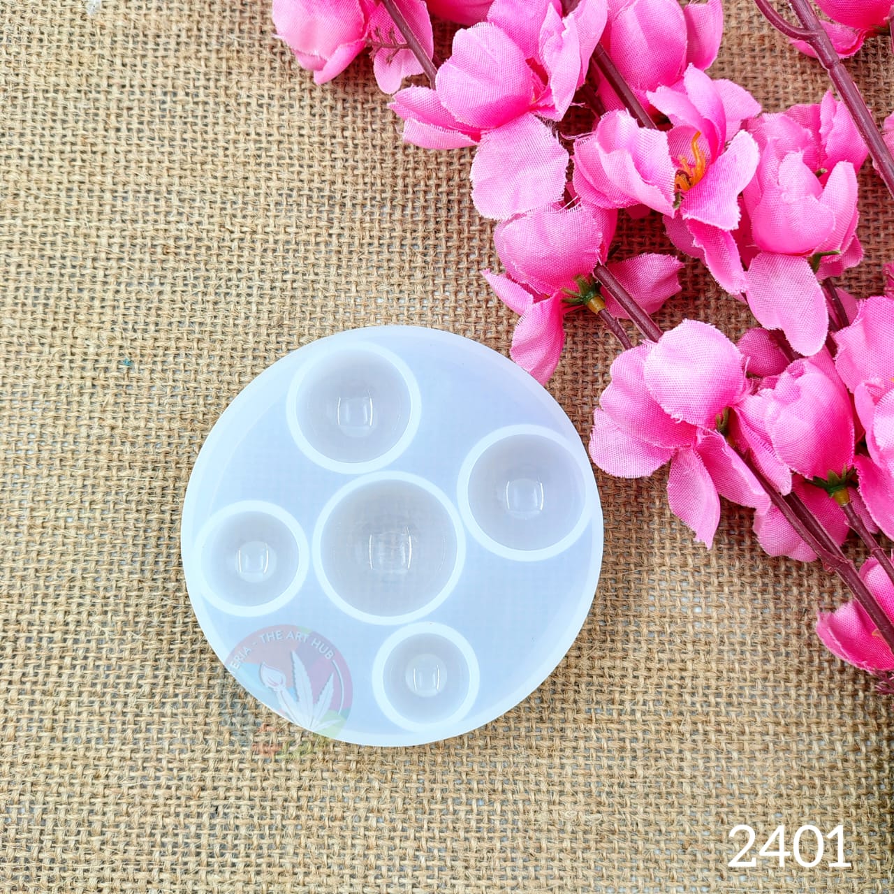 Jewellery Gem / Stone Mould - Semicircle