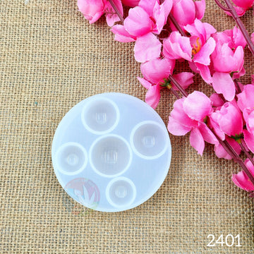 Jewellery Gem / Stone Mould - Semicircle