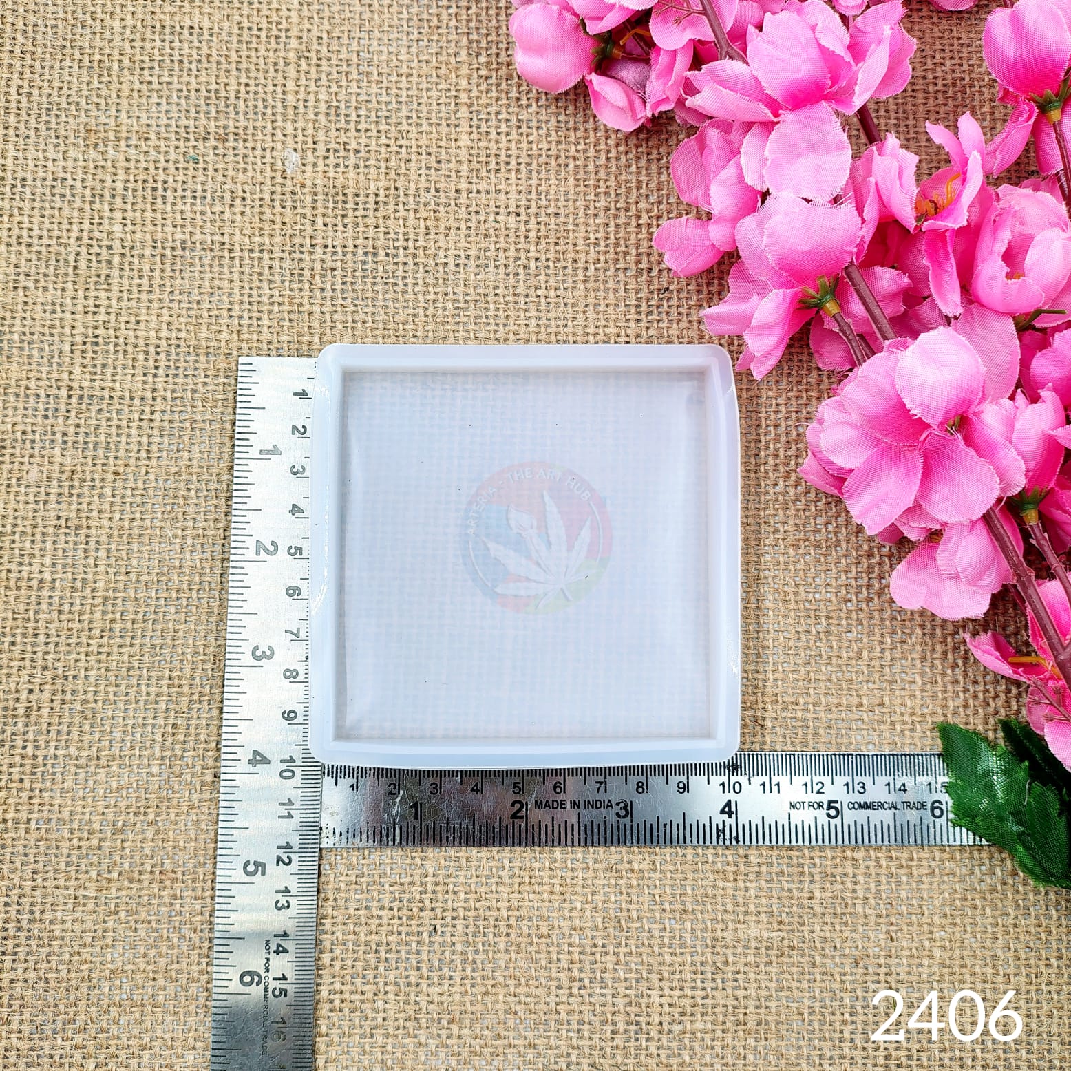 3.5" Square Coaster Mould