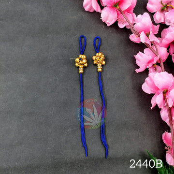 Rakhi Thread With Ghunghroo - Blue