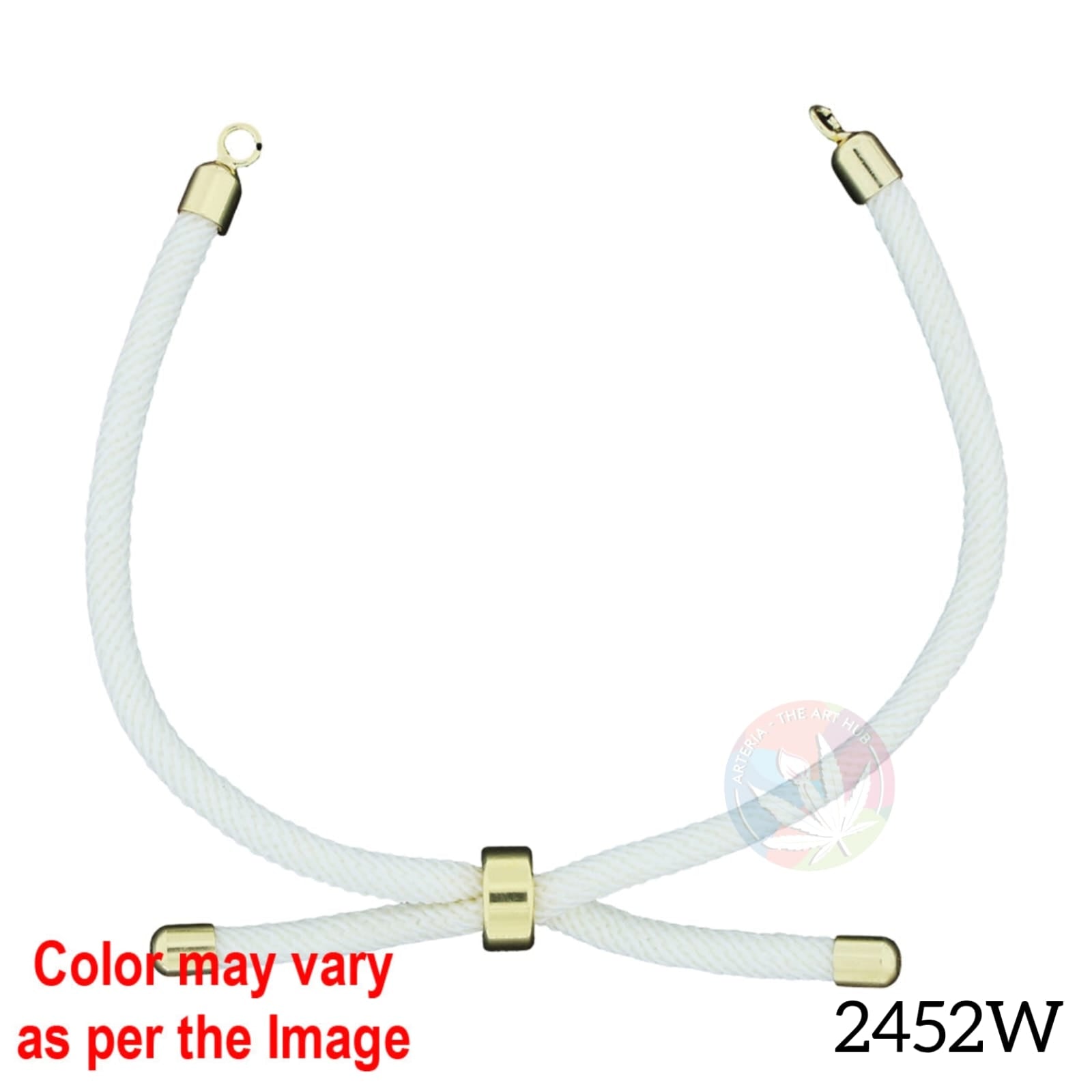 Rakhi Bracelet cord - White