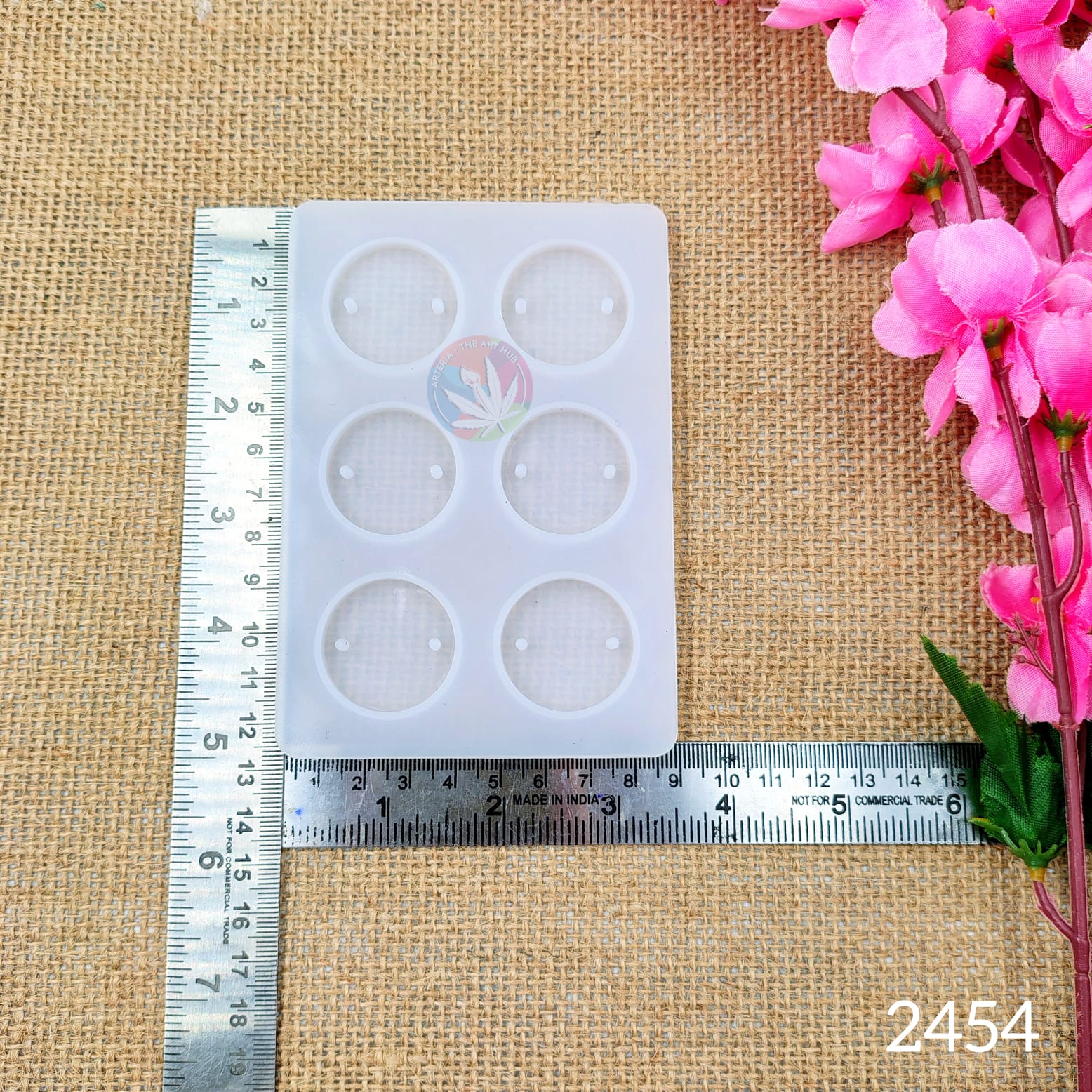 6 Cavity round rakhi & bracelet mould