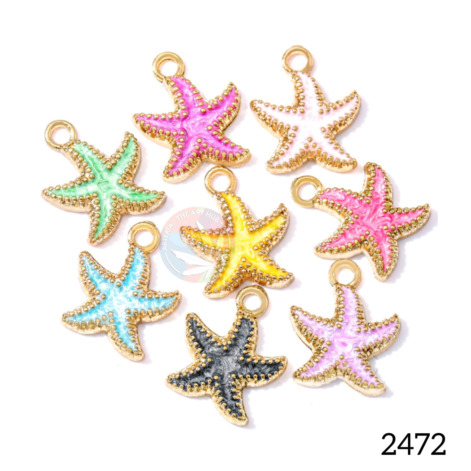 Metal Charm / Pendant Starfish