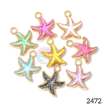 Metal Charm / Pendant Starfish