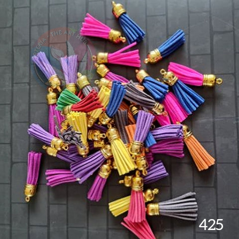 Mixed colur tassels- Golden Cap