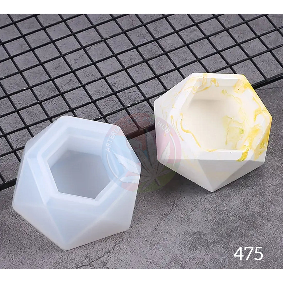 Tea light holder mould - hexagon