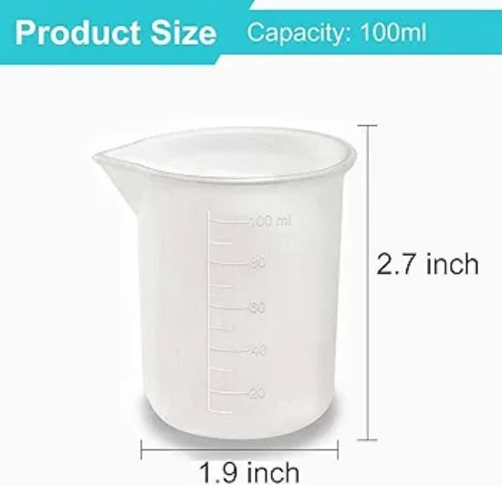 100ml Silicon mixing and pouring cup mould