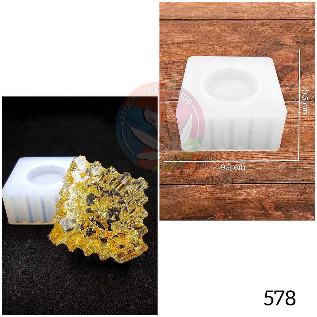 Tea light Holder Mould- Square