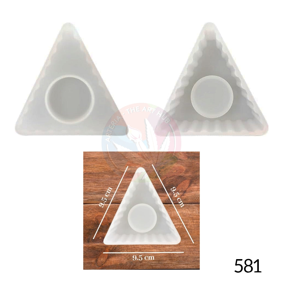 Tea light Holder Mould -Triangle
