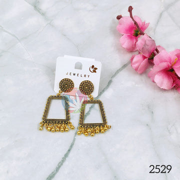 Oxidised Jhumka Gold - 4