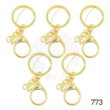 Lobster Keychain Rings - Golden