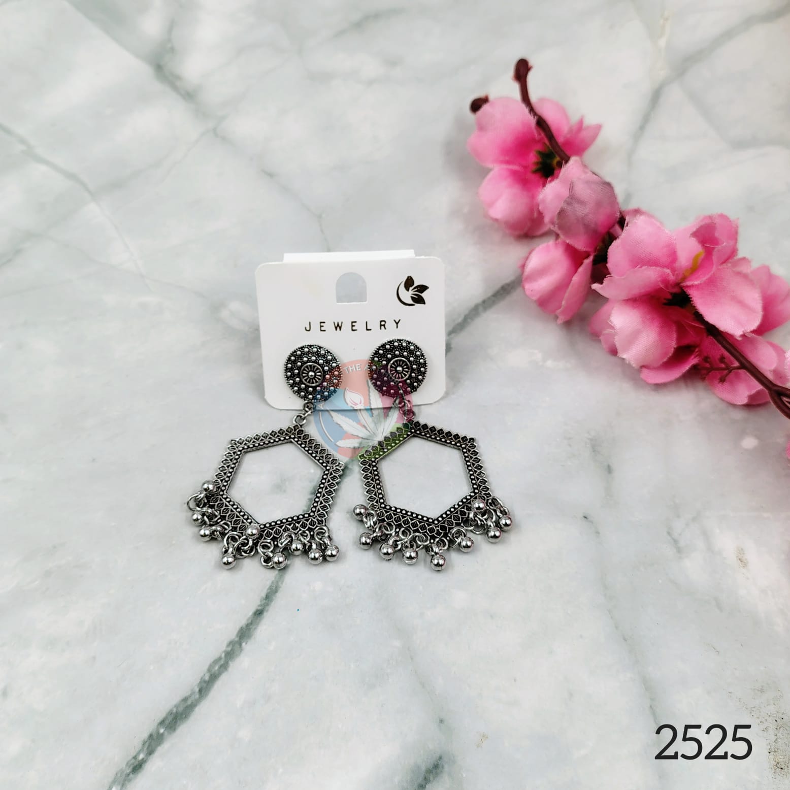 Oxidised Jhumka Silver - 6