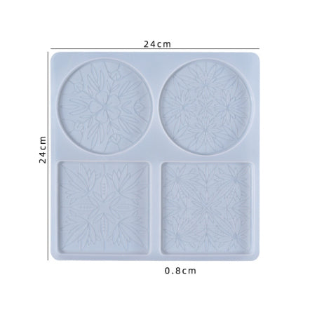 4 in 1 engraved coaster