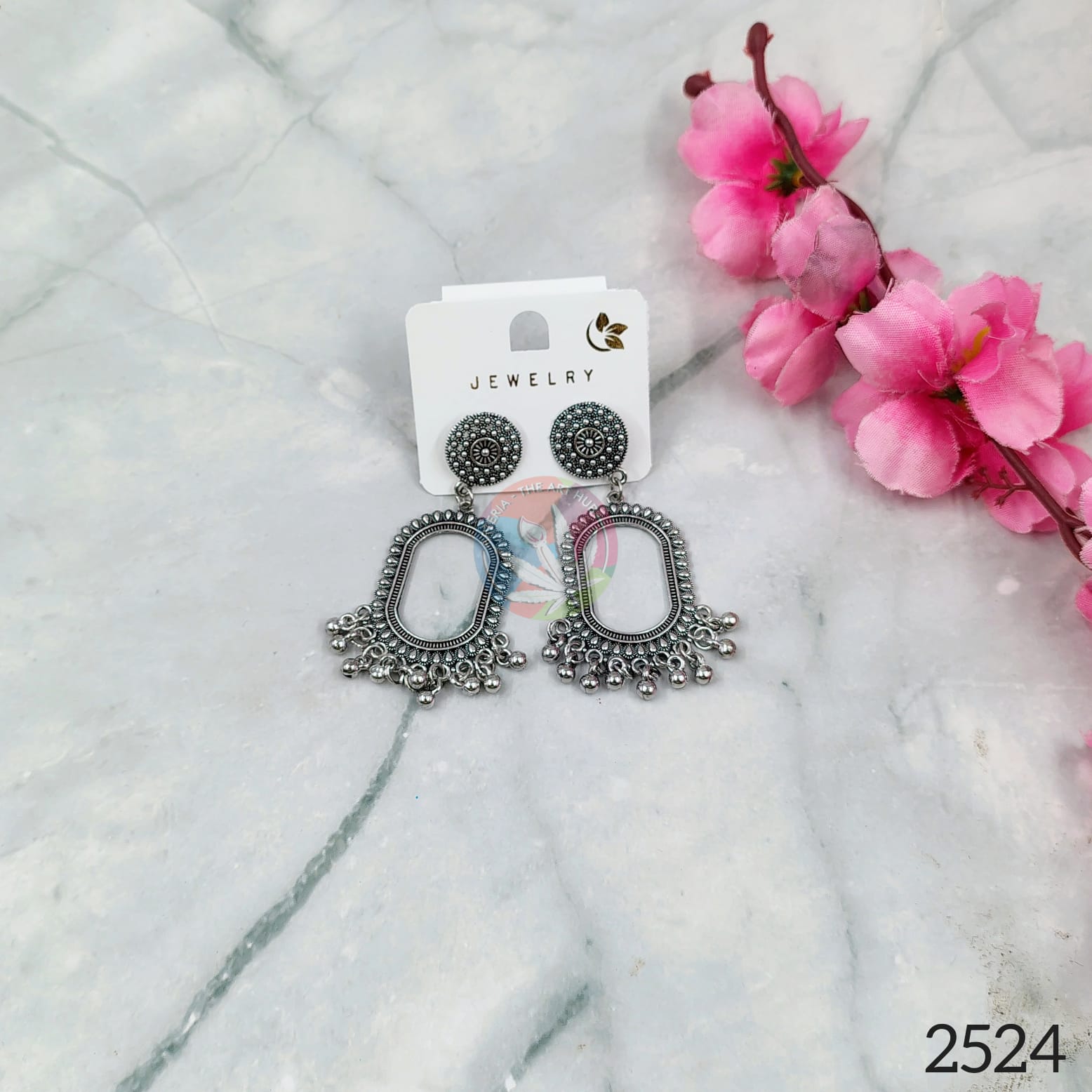 Oxidised Jhumka Silver - 5