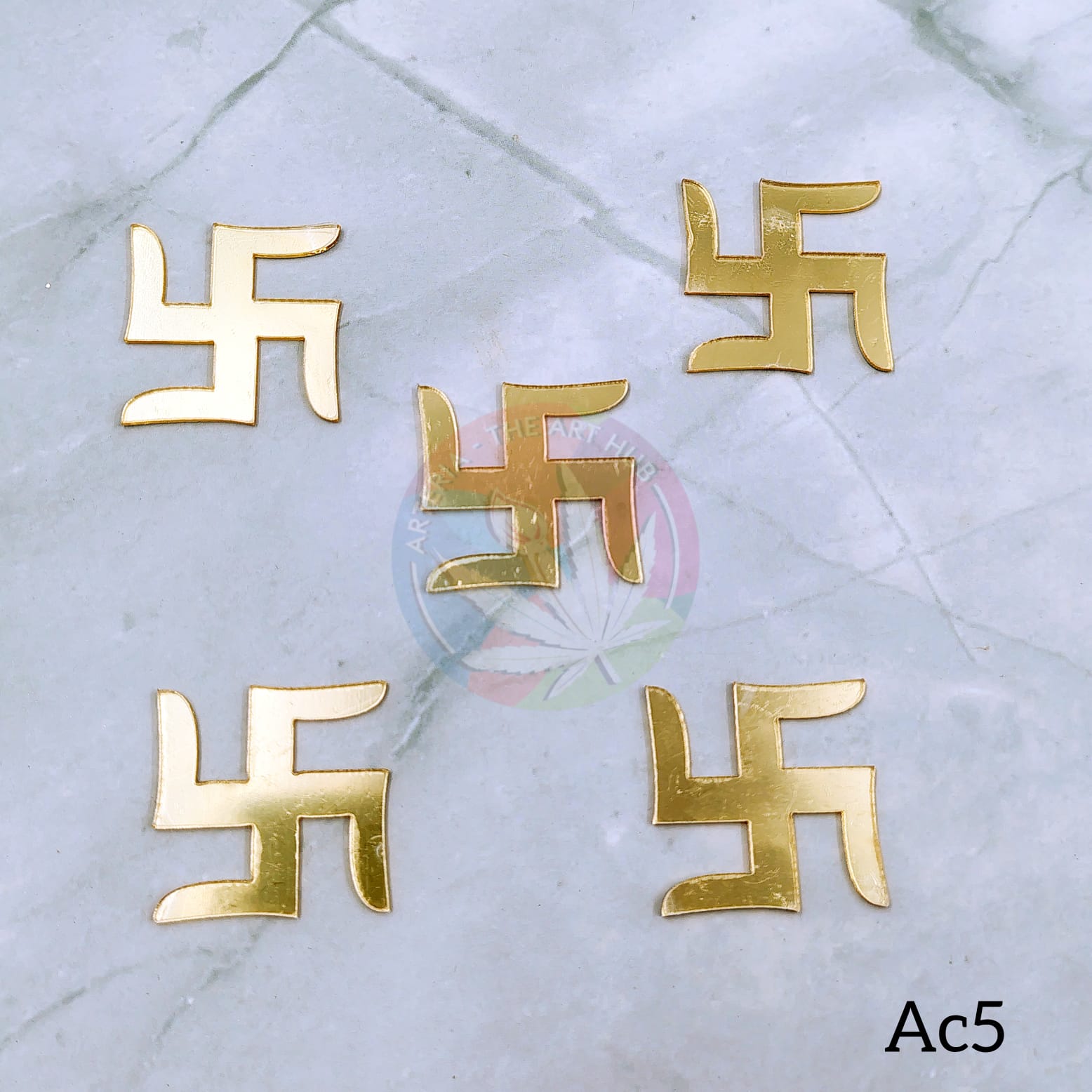Acrylic Cutout - Swastik 1 inch