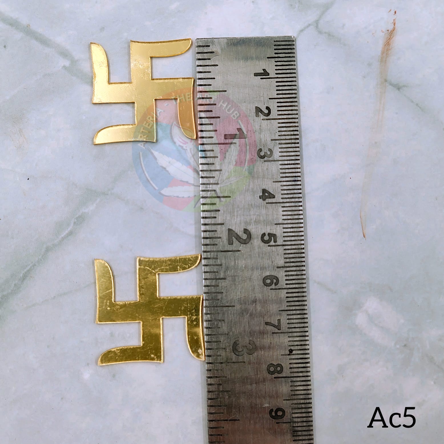 Acrylic Cutout - Swastik 1 inch