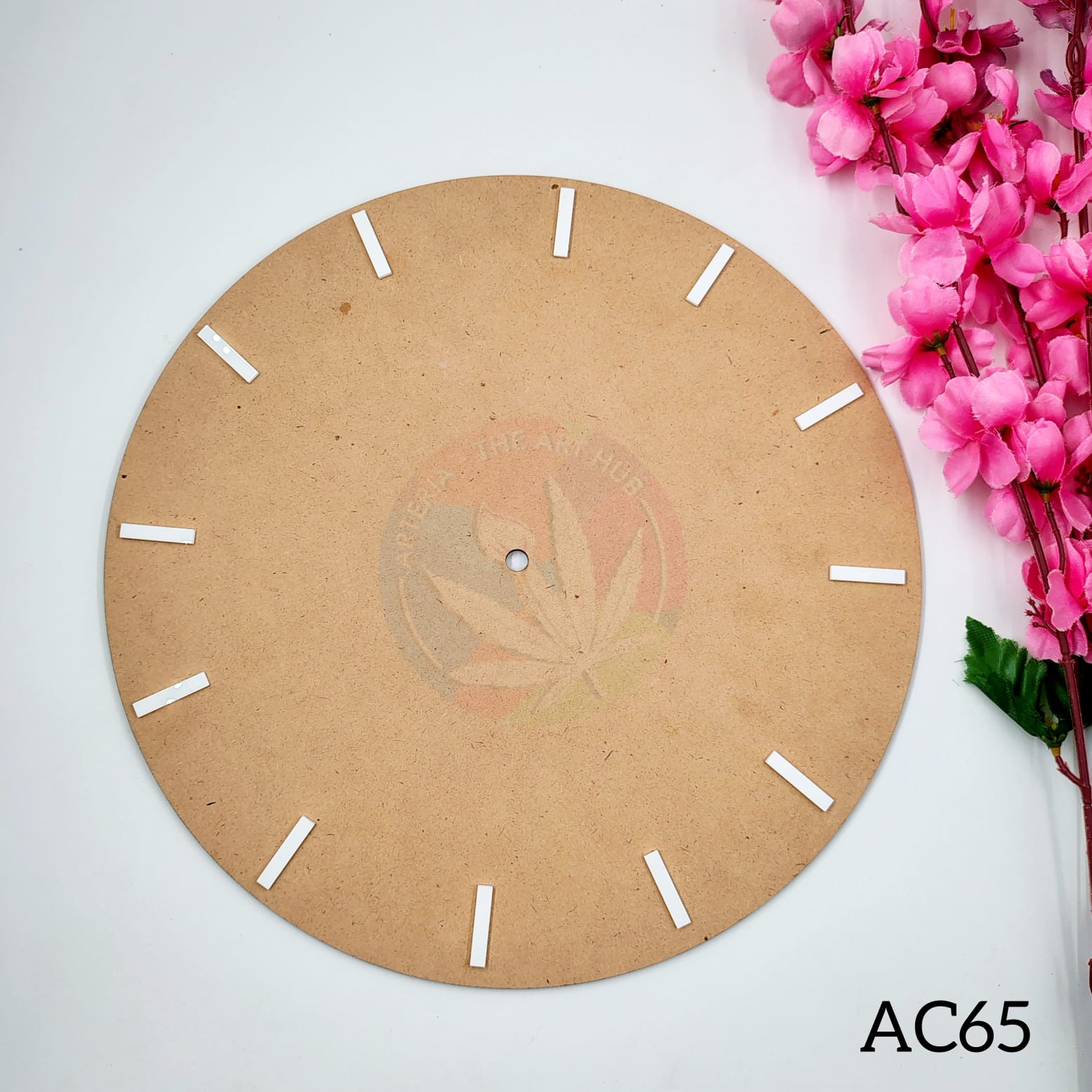 Acrylic clock Sticks - White 1 Inch