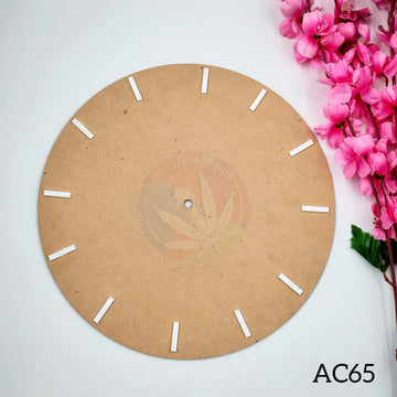 Acrylic clock Sticks - White 1 Inch