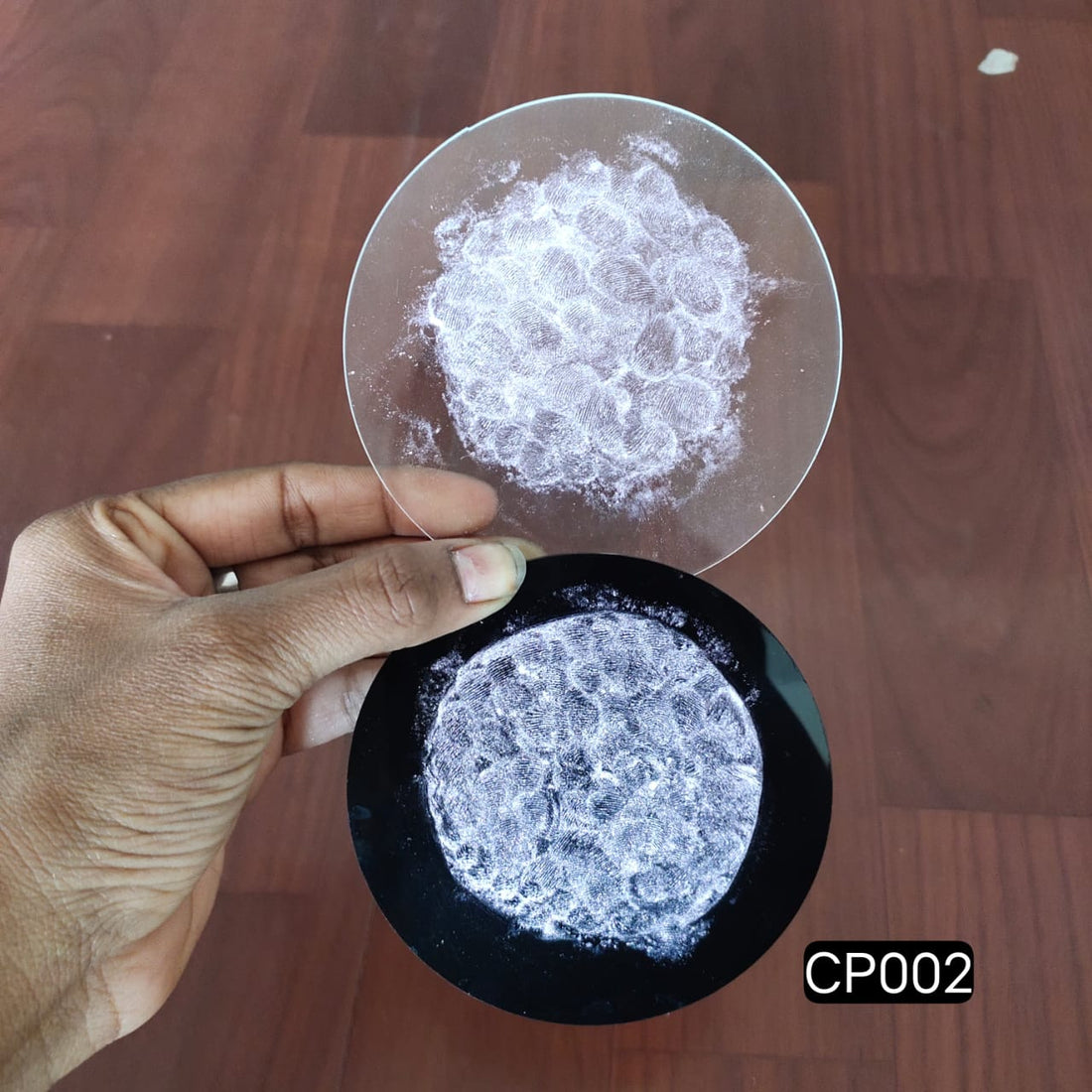 Two Tone Red Violet Crystal Powder