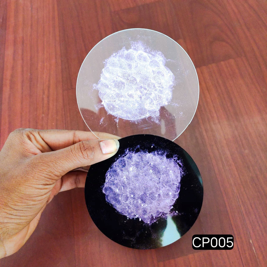 Two Tone Violet Crystal Powder