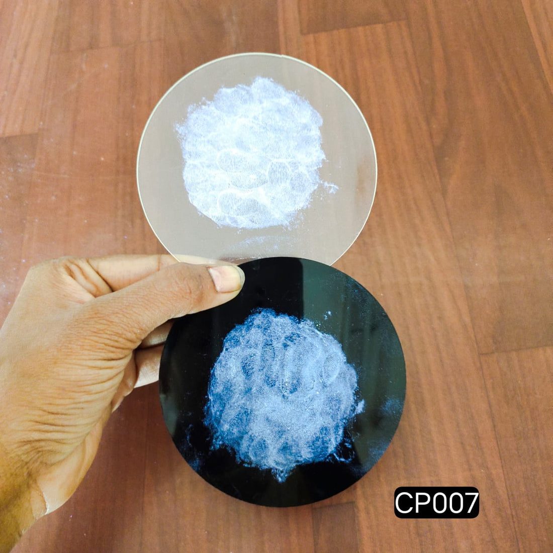 Two Tone Blue Crystal Powder