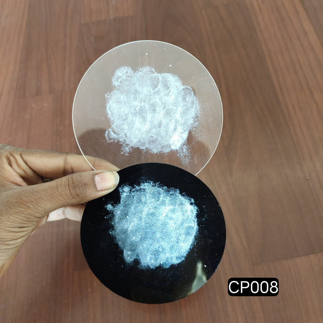 Two Tone Blue Green Crystal Powder