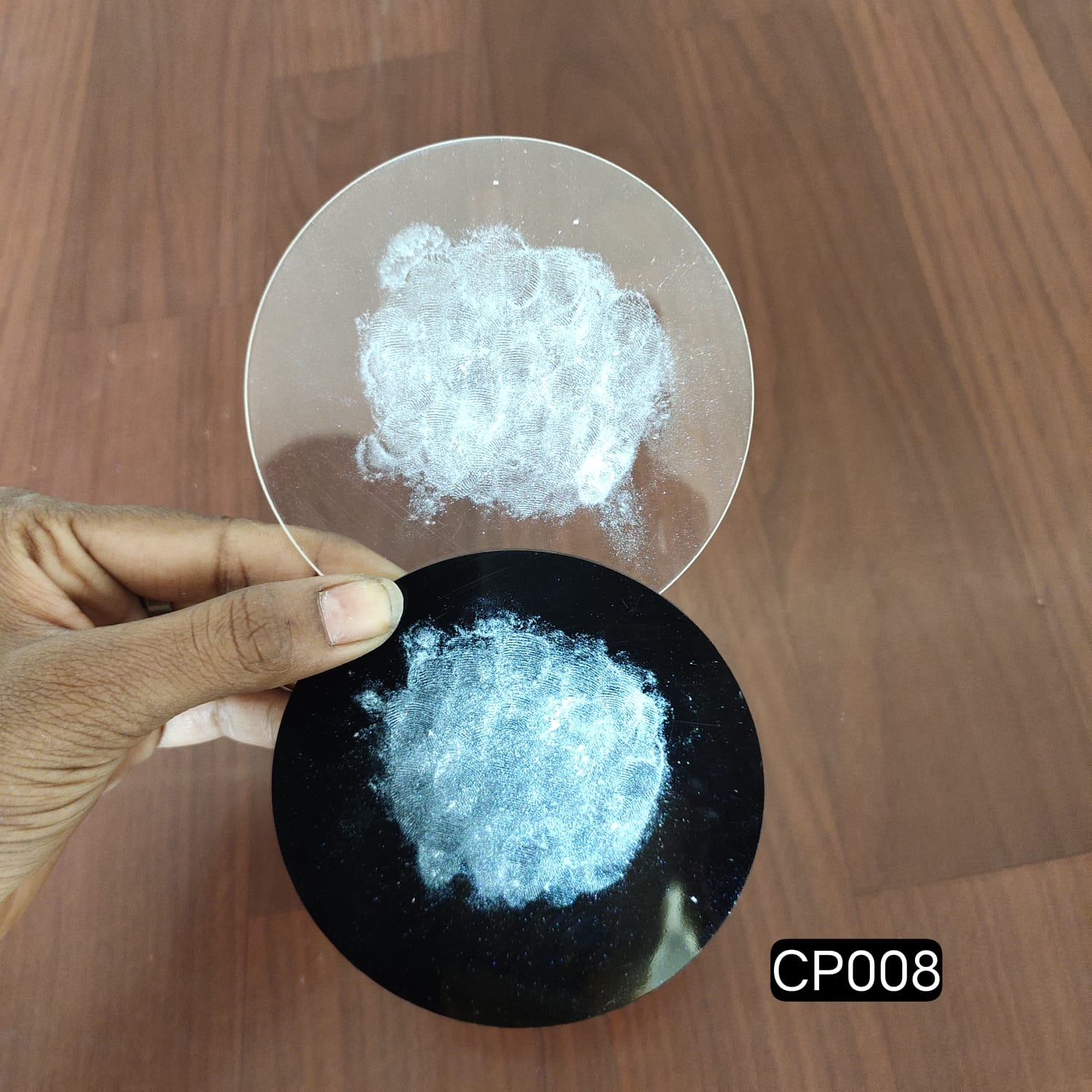 Two Tone Blue Green Crystal Powder