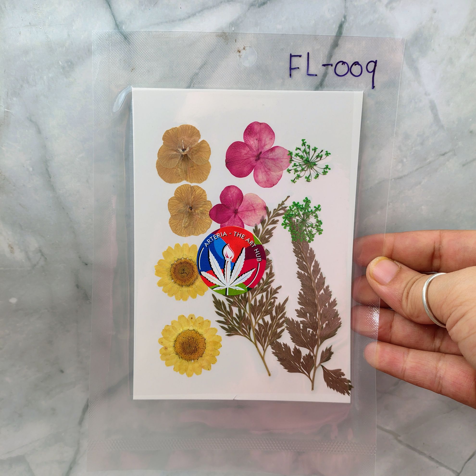 10 IN 1 Pressed Flower FL009