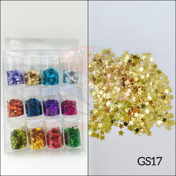 Star Glitter - set of 12