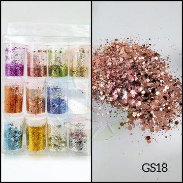 Mermaid chunks - set of 12