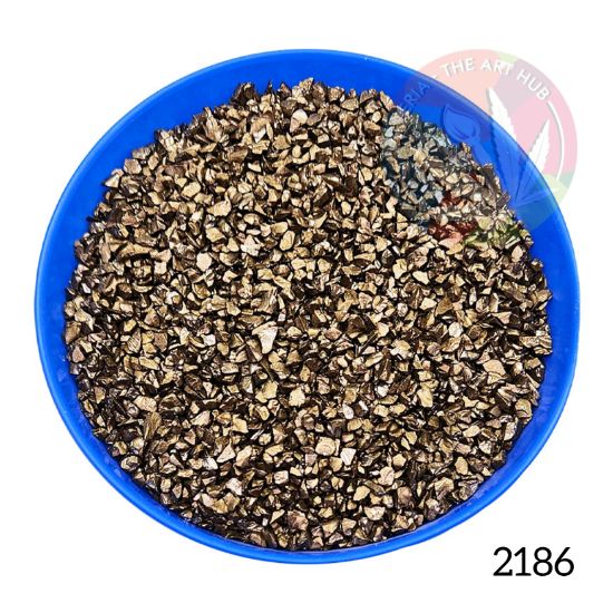Glass Granules Small - Metallic Brown