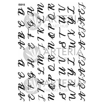 Insert Sheet- Fancy Alphabets 1