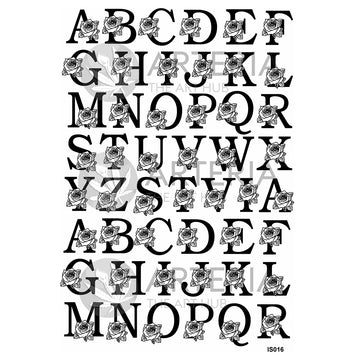 Insert Sheet- Fancy Alphabets 2