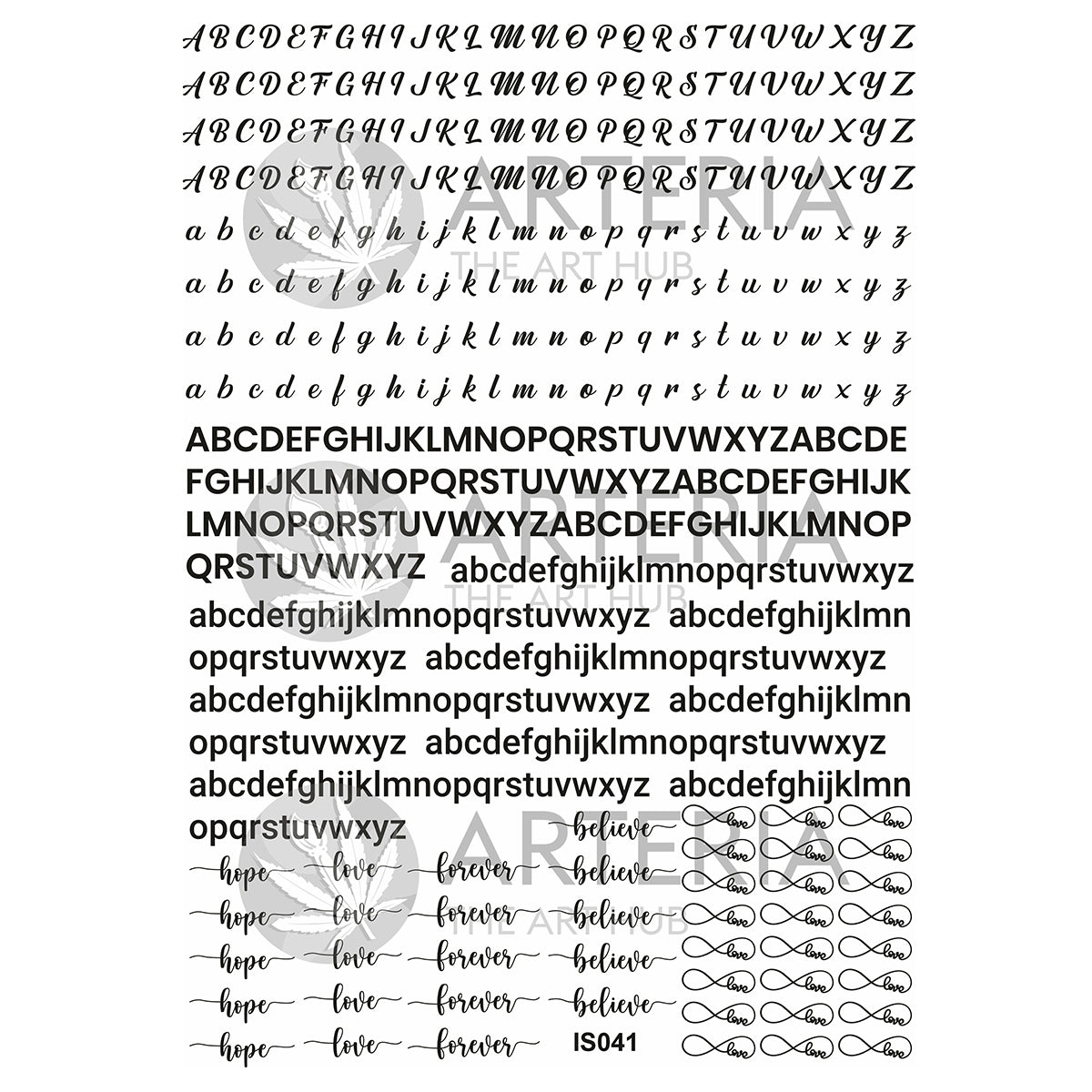 Insert Sheet- Alphabets and Bookmarks