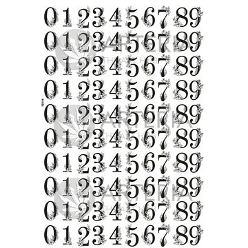 Insert Sheet- Fancy Numbers