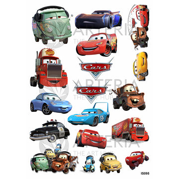Insert Sheet- Coloured Cars