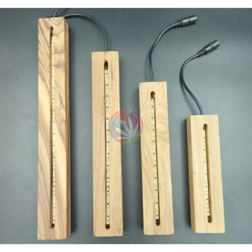 Wooden LED Light Base