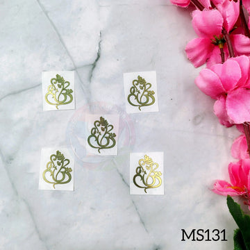 Metal sticker- Ganpati Mini [5Pcs]