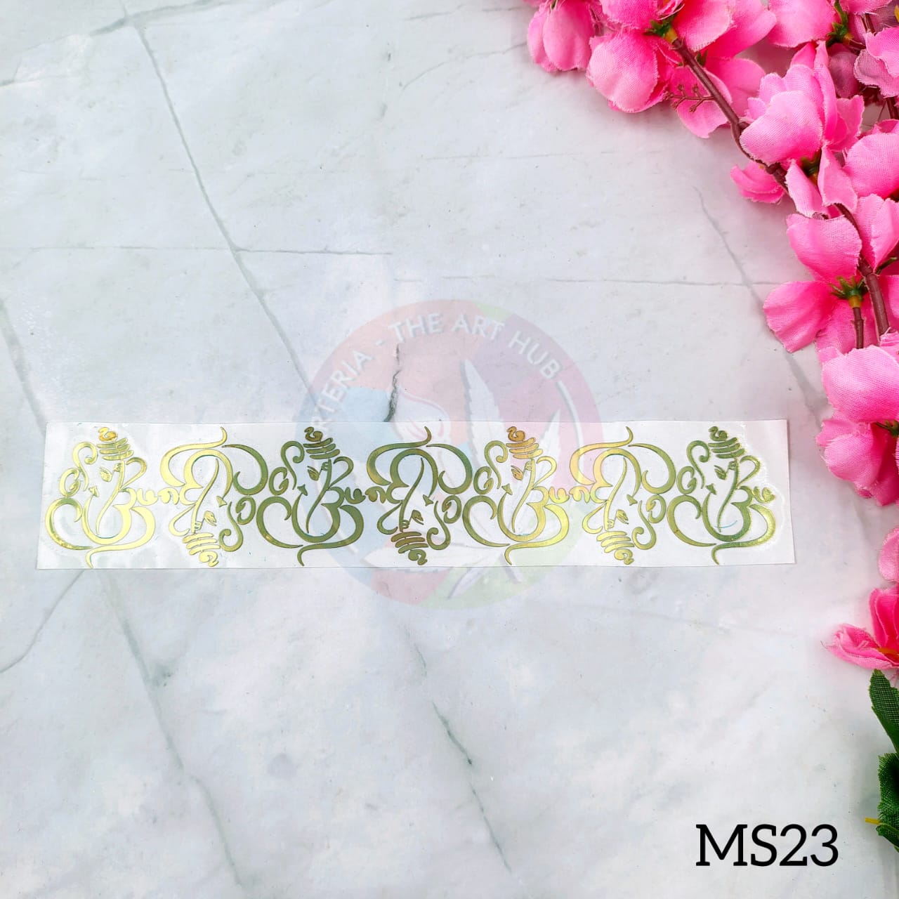Metal sticker- Ganpati Medium [7pcs]