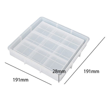 Chess Board Trinklet Tray Mould- Square