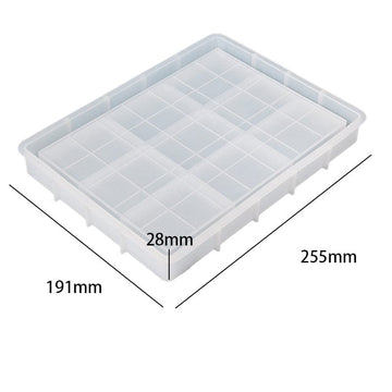 Chess Board Trinklet Tray Mould- Rectangle